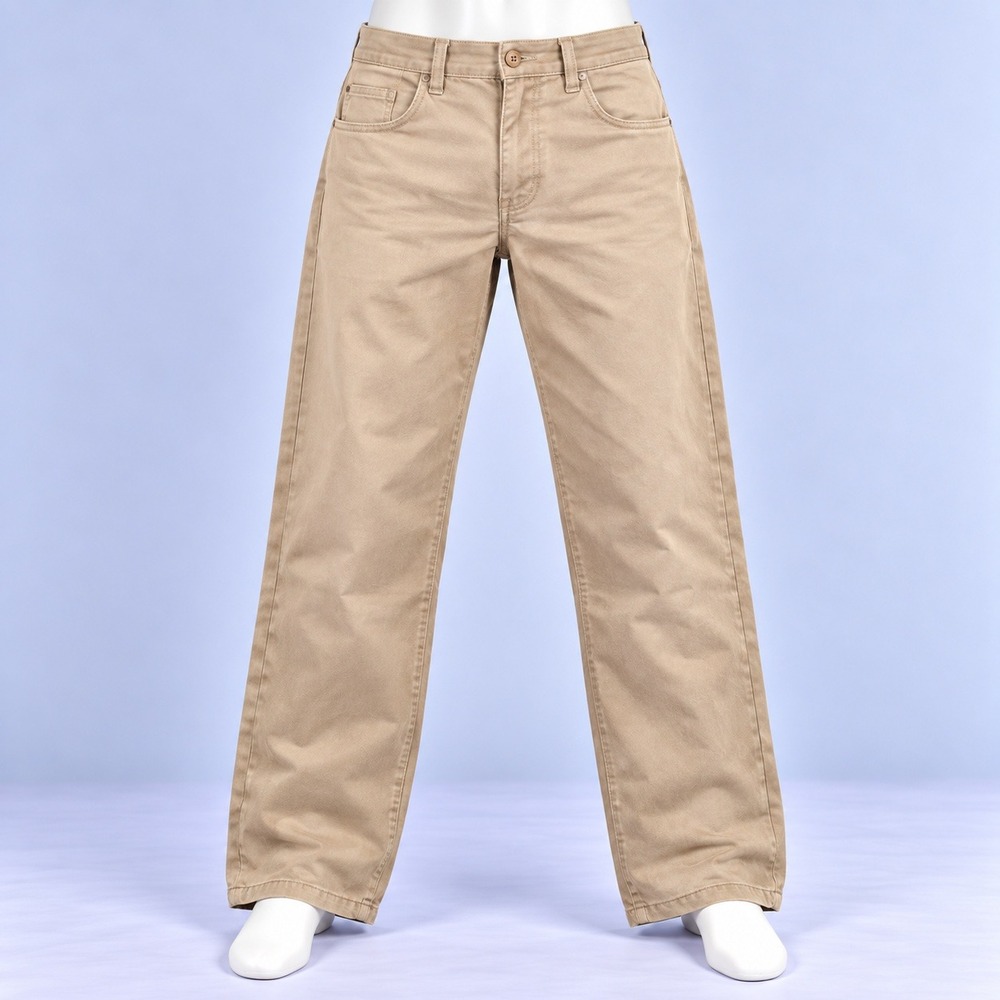 Calvin Klein Tech Pants Mens 32x32 Tan Straight Leg Stretch Chino Trousers